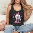 Pink Ribbon Baseball Breast Cancer Awareness Flowy Tank