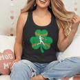 Retro Shamrock Baseball St Patricks Day Men Women Boys Girls Flowy Tank