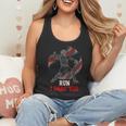 Run I Dare You Baseball Catcher Graphic Players Fans Flowy Tank