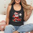 Santa Baseball Christmas Pajamas Xmas Men Boy Toddlers Flowy Tank Santa Baseball Christmas Pajamas Xmas Men Boy Toddlers Flowy Tank