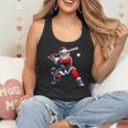 Santa Playing Baseball Men Boys Christmas Baseball Player Flowy Tank