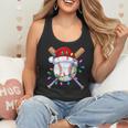 Santa Sports Christmas Baseball Player Flowy Tank Santa Sports Christmas Baseball Player Flowy Tank