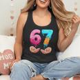 Six Seven 6-7 Baseball Ice Cream Drip 67 Meme Hands Flowy Tank