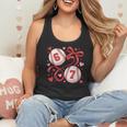 Six Seven Baseball Lover Sports Red Heart Bow Valentine Girl Flowy Tank