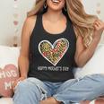 Softball Baseball Mom Valentine Leopard Heart Mother's Day Flowy Tank Softball Baseball Mom Valentine Leopard Heart Mother's Day Flowy Tank