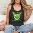St Patrick Day Baseball Drip Ice Cream Boys Men Flowy Tank