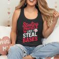 Stealing Hearts Like I Steal Bases Cute Baseball Valentine Flowy Tank Stealing Hearts Like I Steal Bases Cute Baseball Valentine Flowy Tank