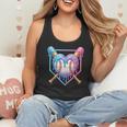 Valentines Baseball Heart Dripping Ice Cream Gen Z Alpha Flowy Tank Valentines Baseball Heart Dripping Ice Cream Gen Z Alpha Flowy Tank