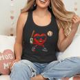 Valentines Day Baseball Red Heart Love Boys Kids Tee Flowy Tank