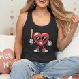 Valentines Day Heart Playing Baseball Boys Men Kids Girls Flowy Tank Valentines Day Heart Playing Baseball Boys Men Kids Girls Flowy Tank