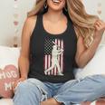 Vintage American Flag Baseball Batter Patriotic Home Run Flowy Tank Vintage American Flag Baseball Batter Patriotic Home Run Flowy Tank