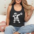 Vintage Dabbing Santa Christmas Baseball Xmas Costume Flowy Tank