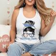 Argentina Baseball Mom Messy Bun Flowy Tank