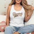 Baseball Mom Best Mama Cute Throwback Classic Flowy Tank