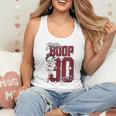 Betty Boop Baseball Logo Jersey With Stars Cute Cartoon Flowy Tank