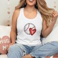 Bleached Custom Baseball Mom Number 7 Heart For Mom Flowy Tank