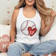 Custom Baseball Mom Number 17 Heart For Mom Mommy Premium Flowy Tank