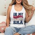 Groovy In My Baseball Mom Era Baseball Mama Mother's Day Flowy Tank