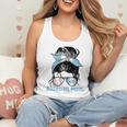 Guatemala Baseball Mom Messy Bun Flowy Tank Guatemala Baseball Mom Messy Bun Flowy Tank
