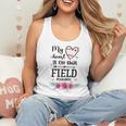 My Heart Is On That Field Ball Nana Baseball Mom Flowy Tank My Heart Is On That Field Ball Nana Baseball Mom Flowy Tank