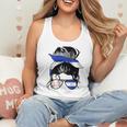 Nicaraguan Baseball Mom Nicaragua Flag Baseball Girl Flowy Tank