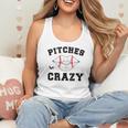 Pitches Be Crazy Baseball Moms Softball Players Hey Batter Flowy Tank Pitches Be Crazy Baseball Moms Softball Players Hey Batter Flowy Tank