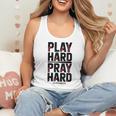Play Hard Pray Hard Youth Boy Christian Baseball Jesus Flowy Tank Play Hard Pray Hard Youth Boy Christian Baseball Jesus Flowy Tank