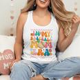 Retro Groovy In My Baseball Mom Era Happy Women Premium Flowy Tank