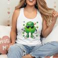 Shamrocks Playing Baseball St Patricks Day 6 7 Meme Men Boys Flowy Tank