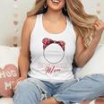 Softball Baseball Mom Floral Tee Mother's Day Premium Flowy Tank