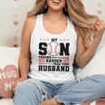 My Son Throws Harder Than Your Husband Baseball Mom Flowy Tank My Son Throws Harder Than Your Husband Baseball Mom Flowy Tank