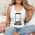 Texted First Bruh Seen Message Valentine's Day Humor Raglan Baseball Tee Flowy Tank
