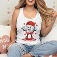 Valentine Baseball Heart Sports Men Boys Kid Flowy Tank