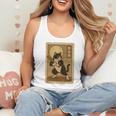 Vintage Japanese Ukiyo-e Baseball Cat Batting Flowy Tank Vintage Japanese Ukiyo-e Baseball Cat Batting Flowy Tank