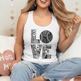 Women's Baseball Softball Baseball Mom LOVE Baseball Flowy Tank
