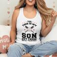 Yes This Is My Son Out There Baseball Mom Flowy Tank Yes This Is My Son Out There Baseball Mom Flowy Tank