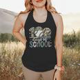100 Days Of School Baseball Camo Camo Cap Boy School Flowy Tank