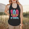100 Days Of School Baseball Drip 100th Day Of School Flowy Tank 100 Days Of School Baseball Drip 100th Day Of School Flowy Tank