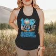 100 Days Of School Baseball Ice Cream Drip Student Kids Boys Flowy Tank