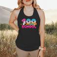 100 Days Of School Baseball Ice Cream Drip For Teacher Kid Flowy Tank