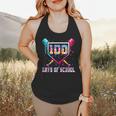 100 Days Of School Boy Kids Baseball Ice Cream Drip Teacher Flowy Tank 100 Days Of School Boy Kids Baseball Ice Cream Drip Teacher Flowy Tank