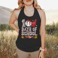 100 Days Of School Cute Bow Baseball Boy Girl Teacher Flowy Tank