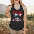 100 Days Of School Dripping Baseball 100th Day Teacher Boy Flowy Tank