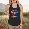 2026 American Flag Baseball Ice Cream Drip Bats Boys Flowy Tank