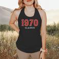 55 Year Old 1970 Classic Baseball Fan 55th Birthday Flowy Tank