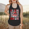 6 7 Bruh Six Seven Valentine Heart Baseball Flowy Tank 6 7 Bruh Six Seven Valentine Heart Baseball Flowy Tank