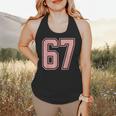 6 7 Number 67 Baseball Meme Tee For Women Flowy Tank