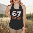 67 Trend Baseball Glove Number Style Flowy Tank 67 Trend Baseball Glove Number Style Flowy Tank