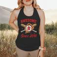 8 Year Old Boys Awesome Since 2018 Baseball Birthday Flowy Tank