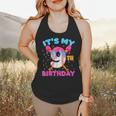 9th Birthday Baseball 9 Year Old Ice Cream Drip Boy Baseball Flowy Tank